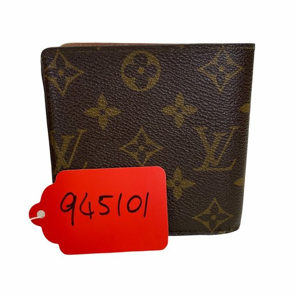 Authentic Louis Vuitton Wallet Porte Monaie Brown Monogram LV Vintage - Picture 5 of 10